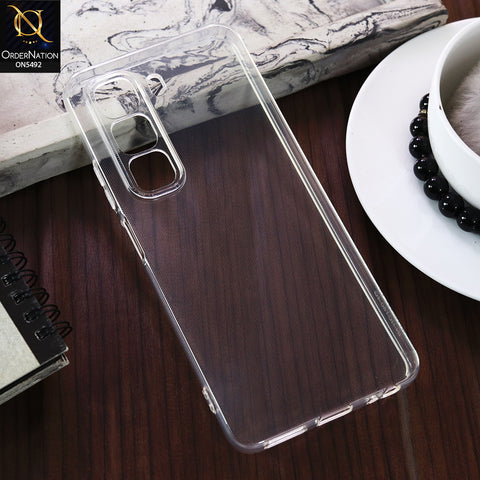 Infinix Hot 50 4G -Transparent- Soft 4D Design Shockproof Silicone Clear Case