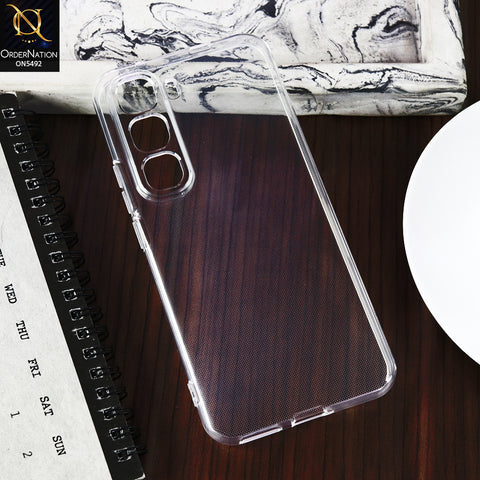 Infinix Hot 60 Pro Plus -Transparent- Soft 4D Design Shockproof Silicone Clear Case