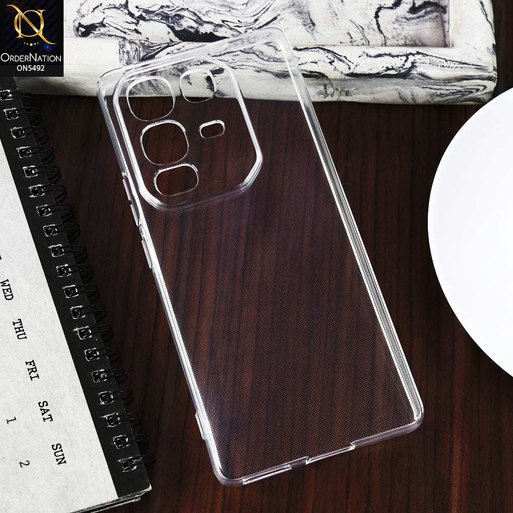 Infinix Note 50 Pro Plus -Transparent- Soft 4D Design Shockproof Silicone Clear Case