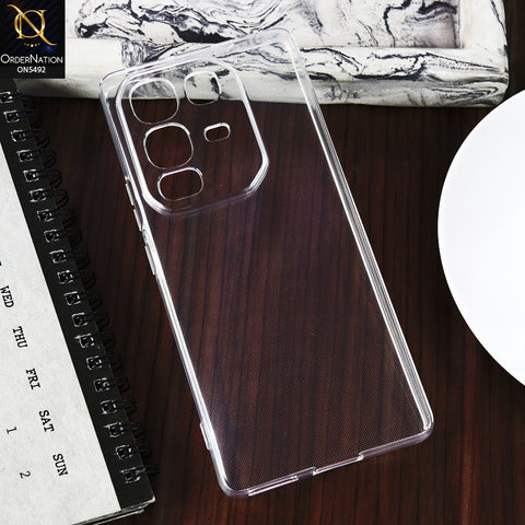 Infinix Note 50 Pro Plus -Transparent- Soft 4D Design Shockproof Silicone Clear Case