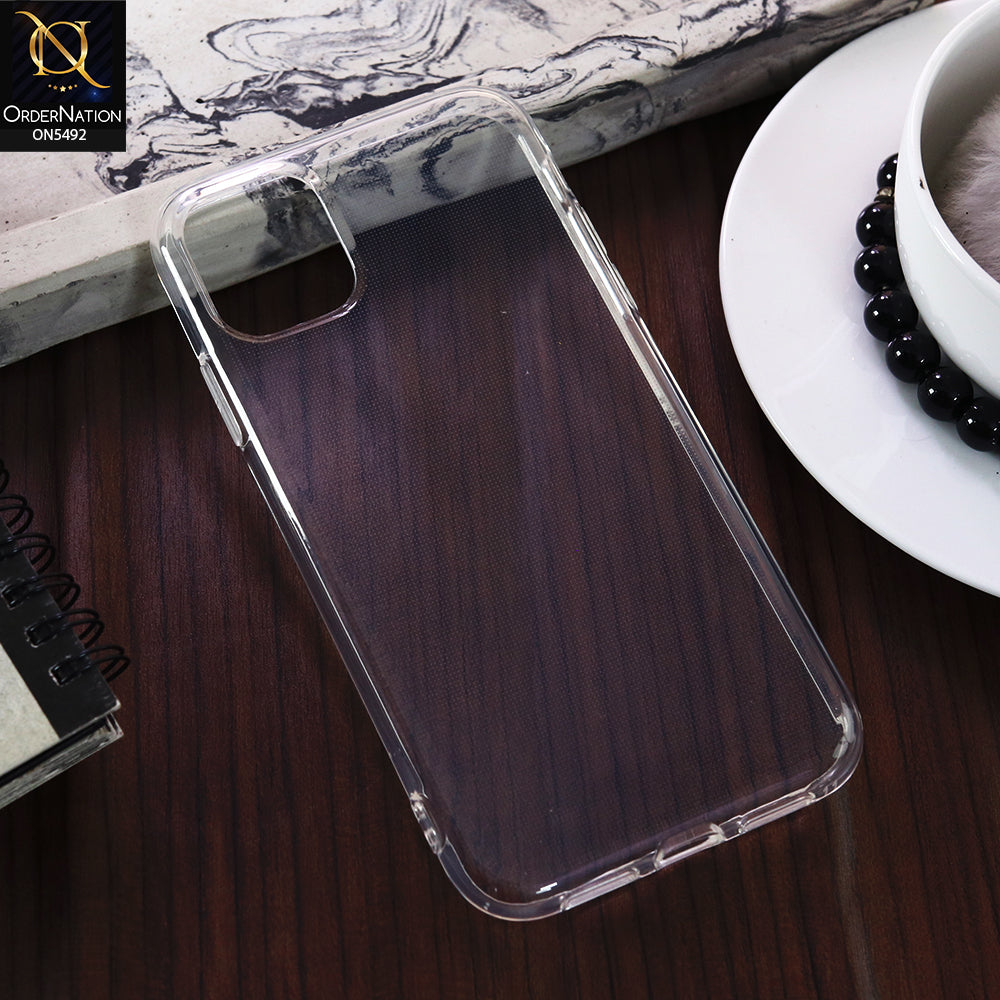 iPhone 11 -Transparent- Soft 4D Design Shockproof Silicone Clear Case