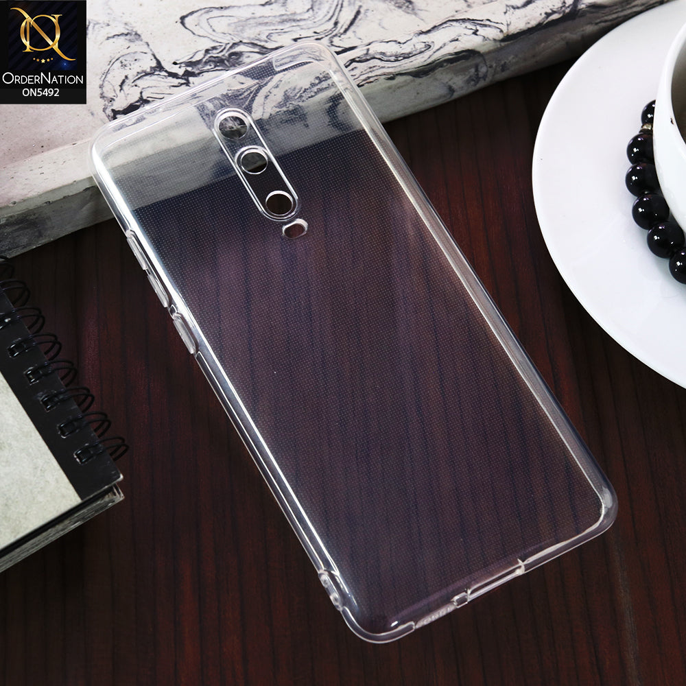 Xiaomi Mi 9T -Transparent- Soft 4D Design Shockproof Silicone Clear Case