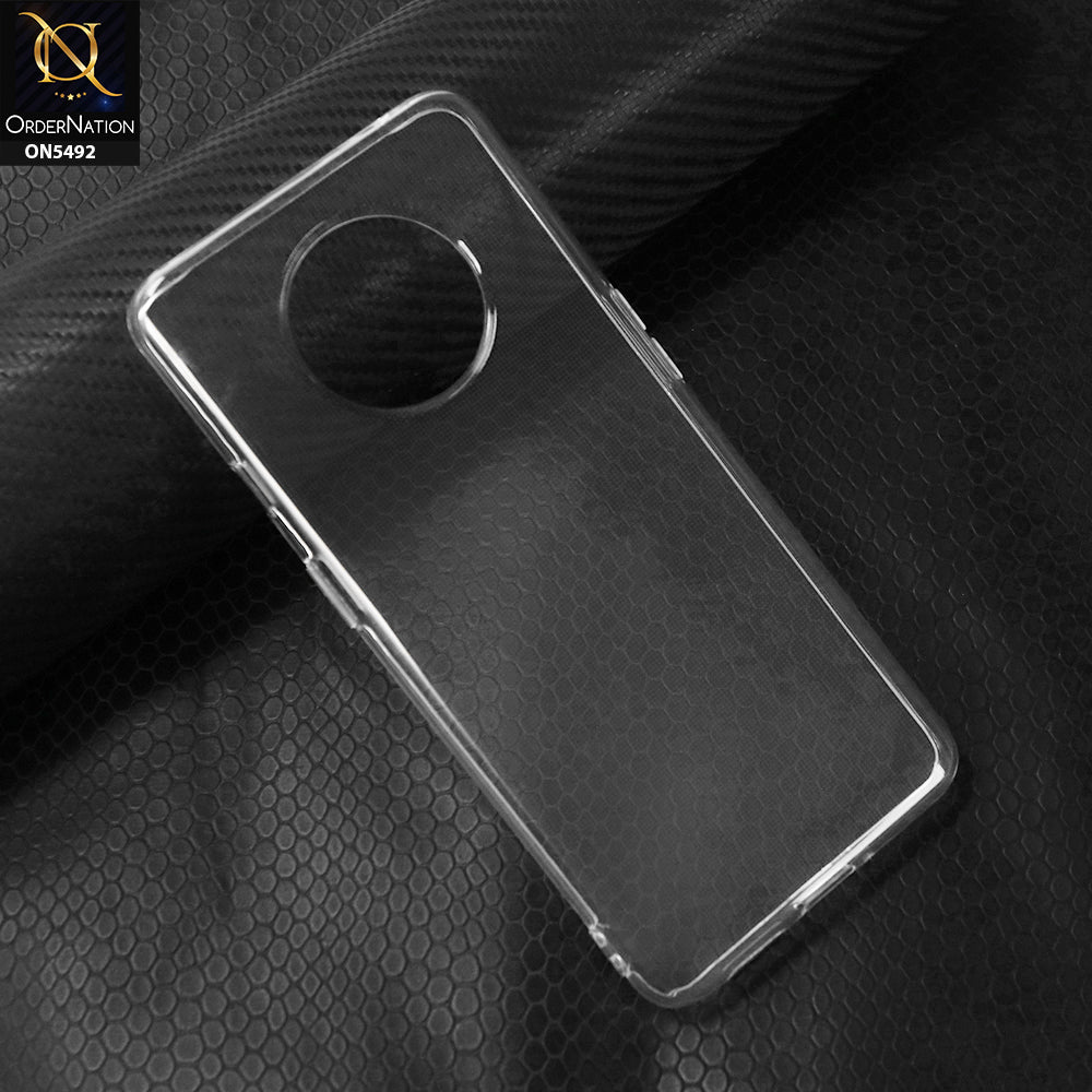 OnePlus 7T Cover - Transparent - New Premium Quaality Clear Tpu Soft Case