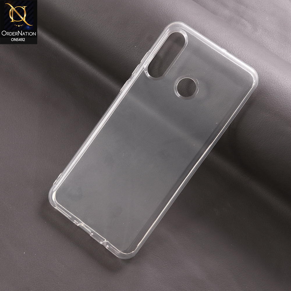 Huawei p30 Lite  Cover - Transparent - Soft 4D Design Shockproof Silicone Clear Case