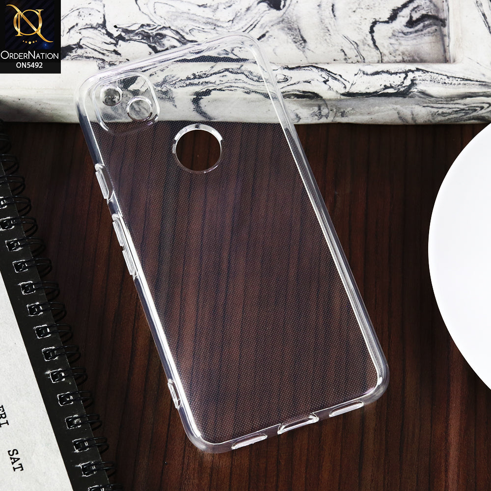 Google Pixel 4a 4G -Transparent- Soft 4D Design Shockproof Silicone Clear Case