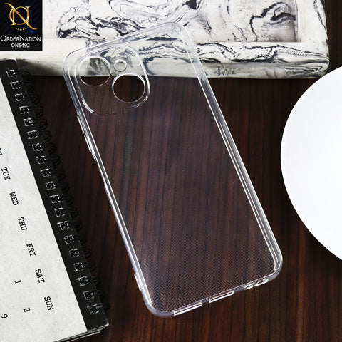 Tecno Spark 40C -Transparent- Soft 4D Design Shockproof Silicone Clear Case