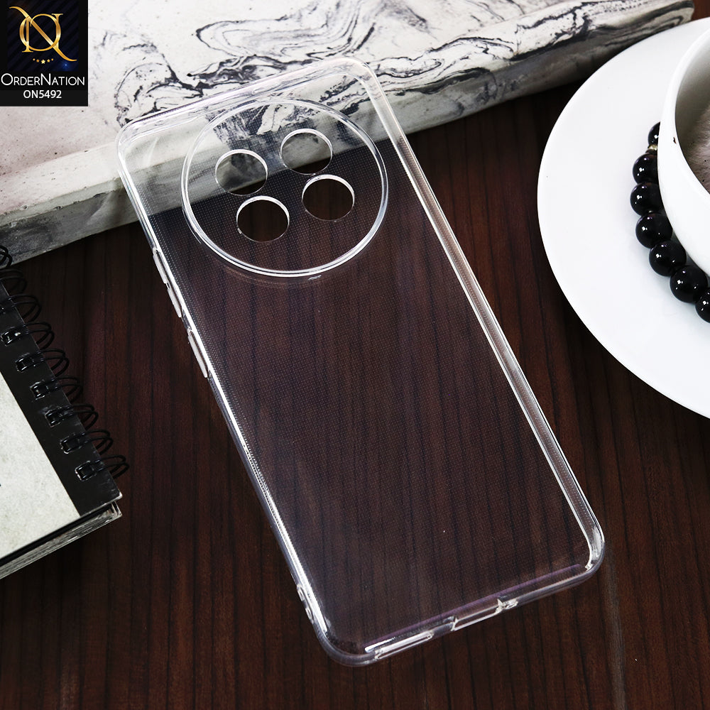 Realme 13 Pro -Transparent- Soft 4D Design Shockproof Silicone Clear Case