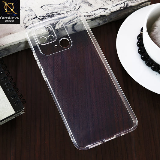 Xiaomi Redmi 10C -Transparent- Soft 4D Design Shockproof Silicone Clear Case