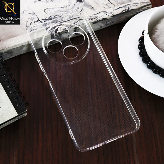 Xiaomi Redmi 14C -Transparent- Soft 4D Design Shockproof Silicone Clear Case