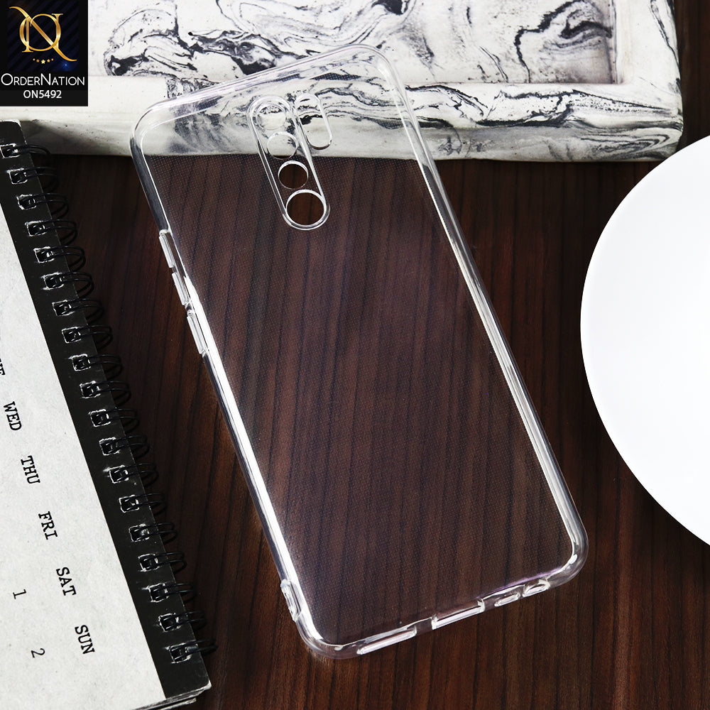 Xiaomi Redmi 9 -Transparent- Soft 4D Design Shockproof Silicone Clear Case
