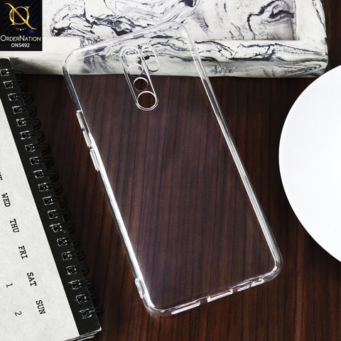 Xiaomi Redmi 9 -Transparent- Soft 4D Design Shockproof Silicone Clear Case