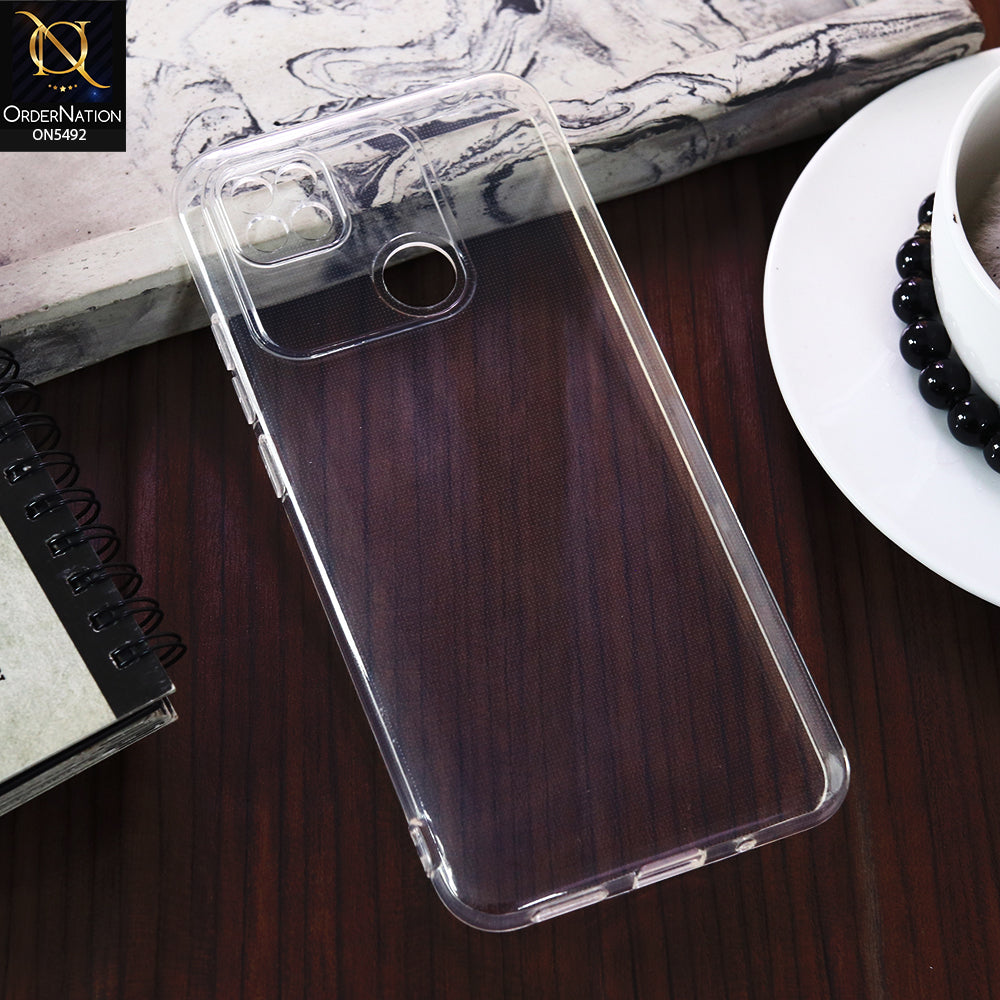 Xiaomi Redmi 9C -Transparent- Soft 4D Design Shockproof Silicone Clear Case