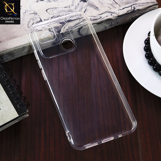 Xiaomi Redmi 10A -Transparent- Soft 4D Design Shockproof Silicone Clear Case