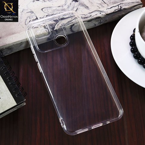 Xiaomi Redmi 9C -Transparent- Soft 4D Design Shockproof Silicone Clear Case