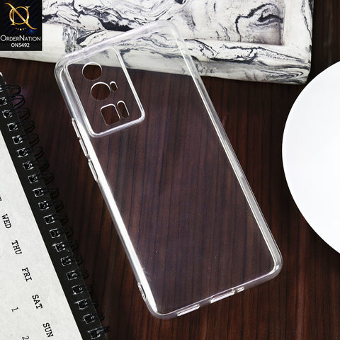 Xiaomi Redmi K60 Pro -Transparent- Soft 4D Design Shockproof Silicone Clear Case