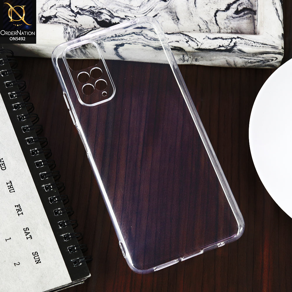 Xiaomi Redmi Note 11S -Transparent- Soft 4D Design Shockproof Silicone Clear Case