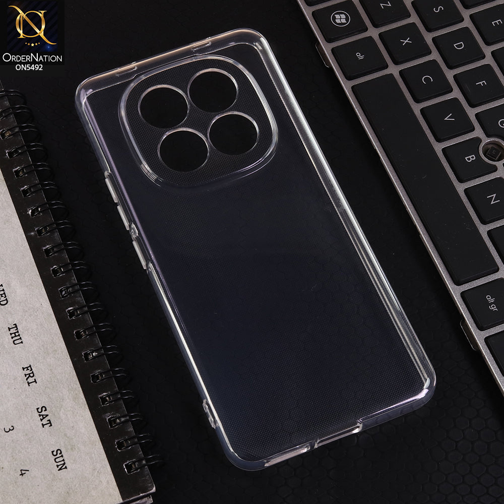 Xiaomi Redmi Note 15 Cover - Transparent - Soft 4D Design Shockproof Silicone Clear Case