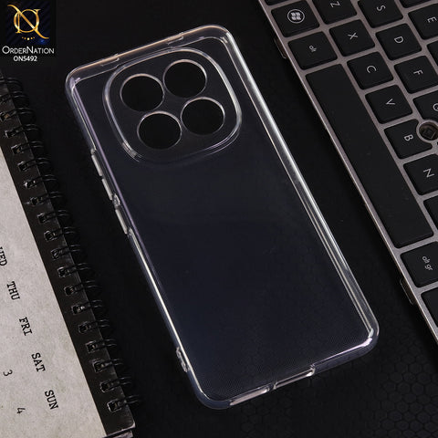 Xiaomi Redmi Note 15 Pro Cover - Transparent - Soft 4D Design Shockproof Silicone Clear Case