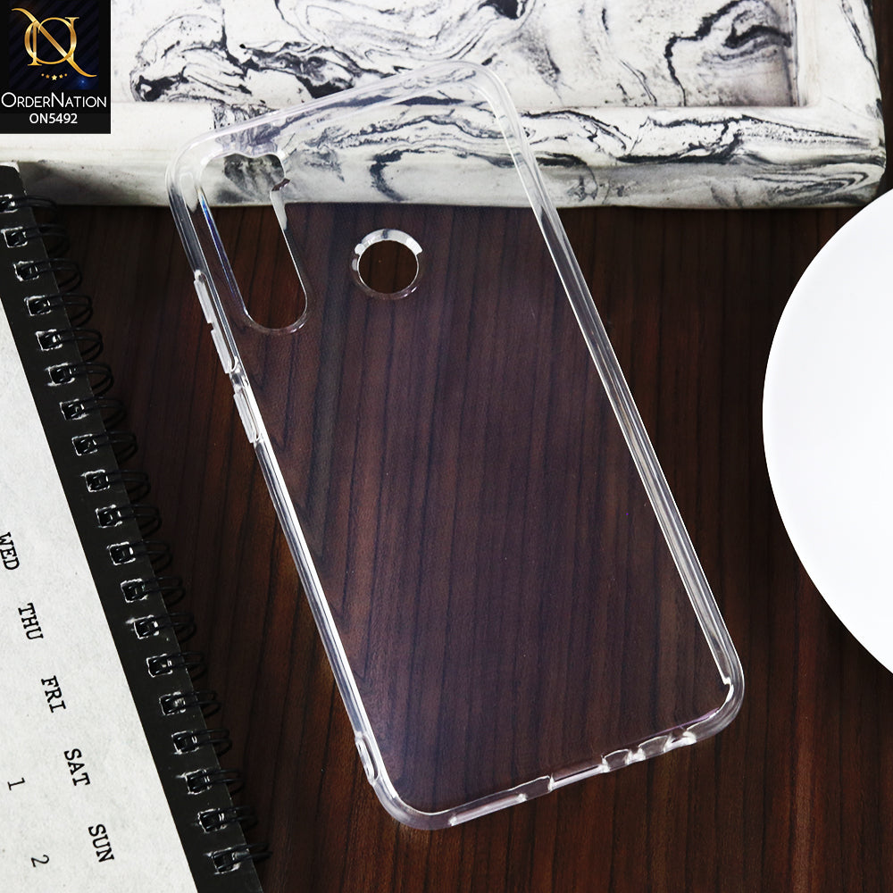 Xiaomi Redmi Note 8 -Transparent- Soft 4D Design Shockproof Silicone Clear Case