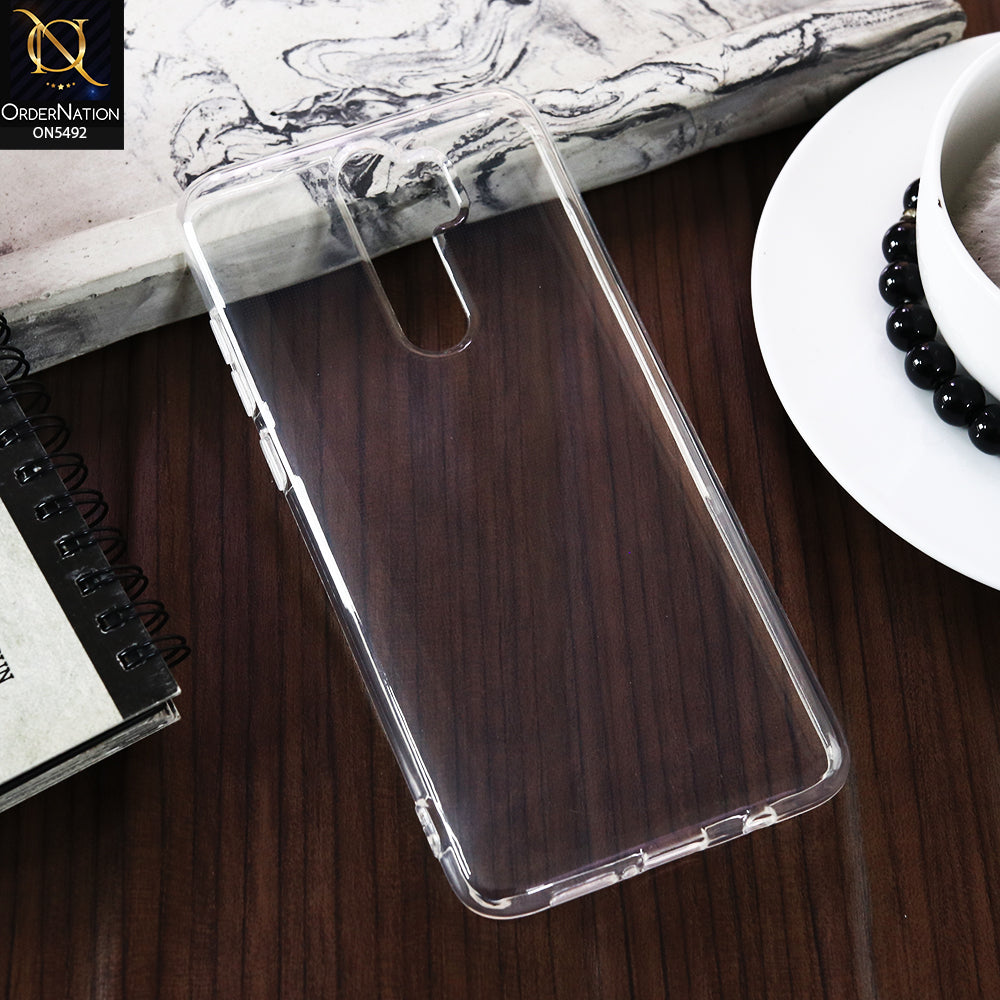 Xiaomi Redmi Note 8 Pro -Transparent- Soft 4D Design Shockproof Silicone Clear Case