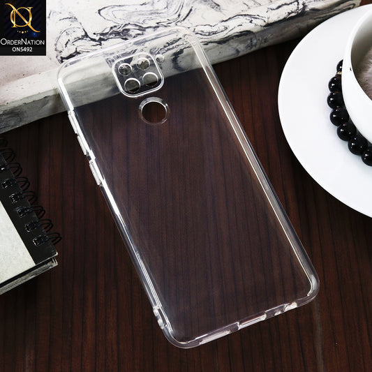 Xiaomi Redmi Note 9 -Transparent- Soft 4D Design Shockproof Silicone Clear Case
