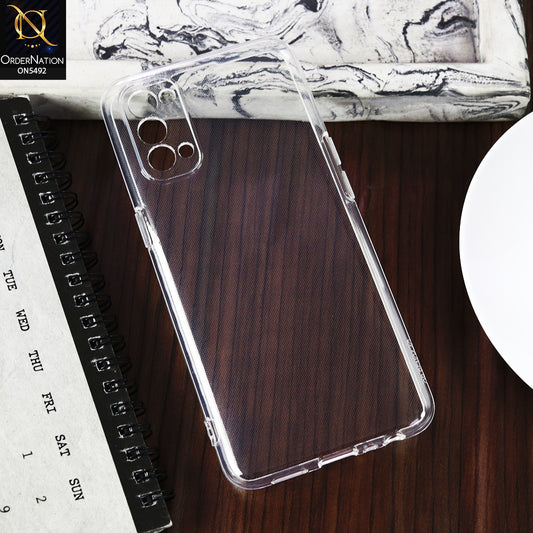 Oppo Reno 4 -Transparent- Soft 4D Design Shockproof Silicone Clear Case