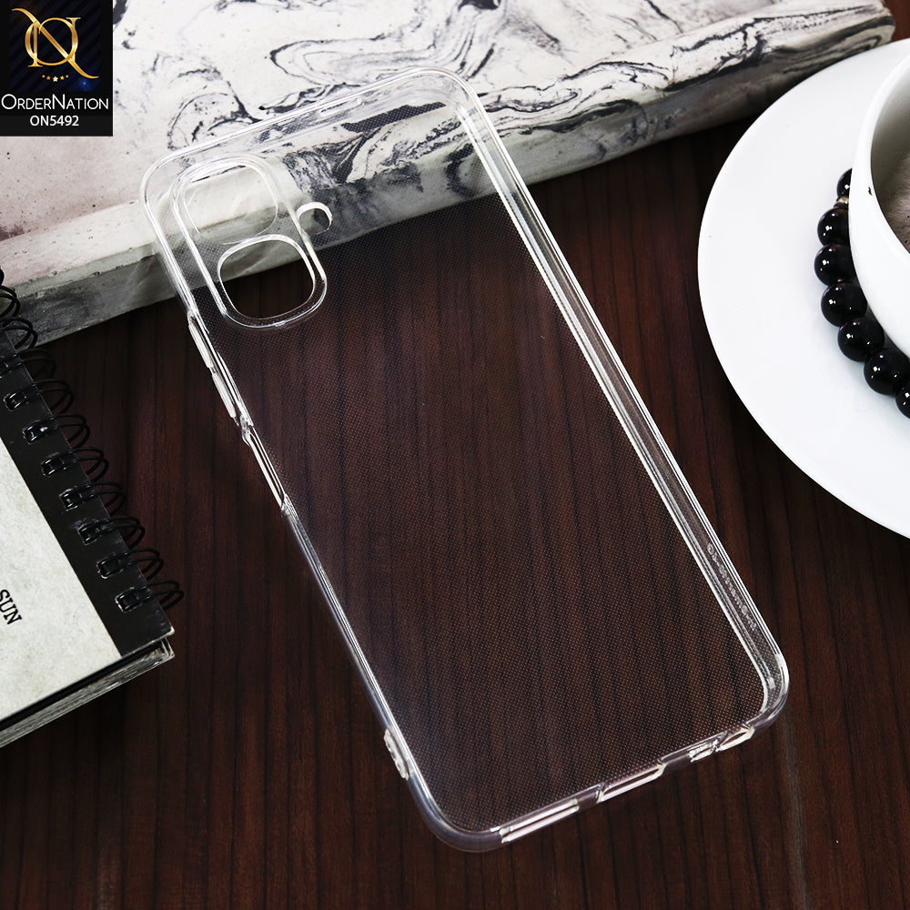 Infinix Smart 10 -Transparent- Soft 4D Design Shockproof Silicone Clear Case