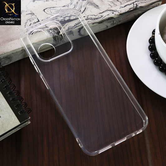 Infinix Hot 50i -Transparent- Soft 4D Design Shockproof Silicone Clear Case