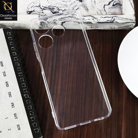 Tecno Spark 10 Pro -Transparent- Soft 4D Design Shockproof Silicone Clear Case
