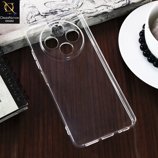Tecno Spark 30 -Transparent- Soft 4D Design Shockproof Silicone Clear Case