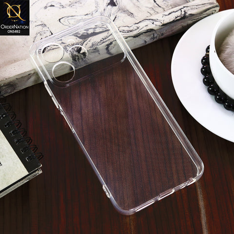 Tecno Spark 40 -Transparent- Soft 4D Design Shockproof Silicone Clear Case
