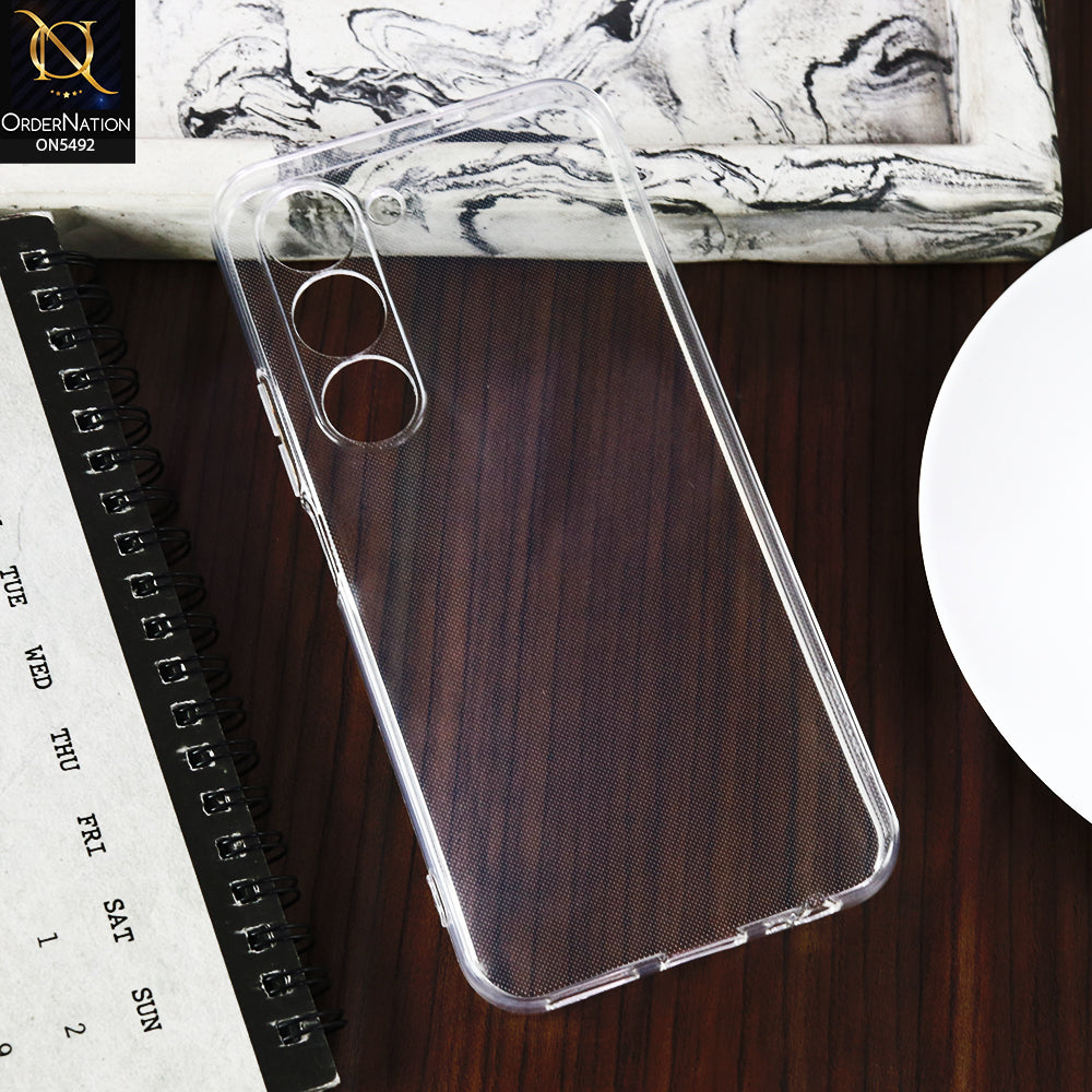 Tecno Spark 40 Pro -Transparent- Soft 4D Design Shockproof Silicone Clear Case