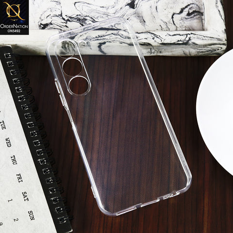 Tecno Spark 40 Pro -Transparent- Soft 4D Design Shockproof Silicone Clear Case