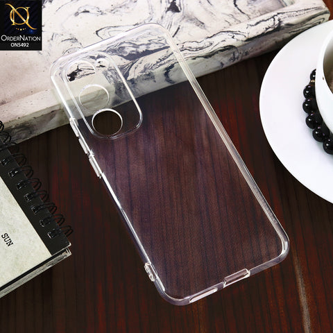 Tecno Spark 40 Pro Plus -Transparent- Soft 4D Design Shockproof Silicone Clear Case