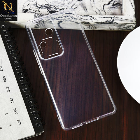 Vivo S18 -Transparent- Soft 4D Design Shockproof Silicone Clear Case