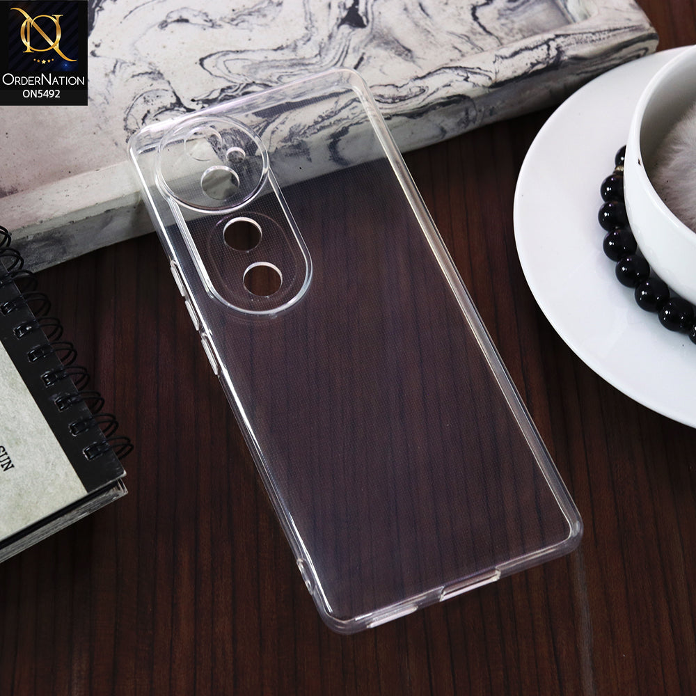 Vivo V40 -Transparent- Soft 4D Design Shockproof Silicone Clear Case
