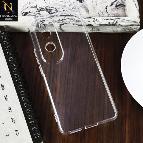 Vivo V40e -Transparent- Soft 4D Design Shockproof Silicone Clear Case