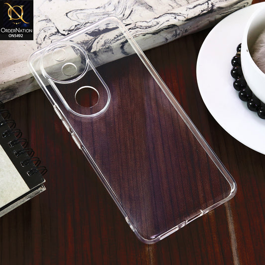 Vivo V50 -Transparent- Soft 4D Design Shockproof Silicone Clear Case