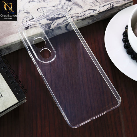 Vivo V50 Lite -Transparent- Soft 4D Design Shockproof Silicone Clear Case