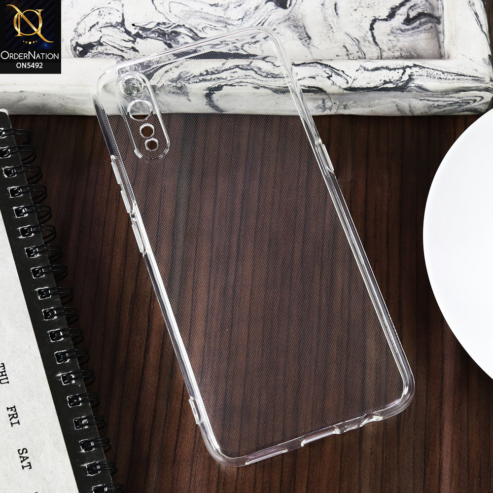 Vivo S1 -Transparent- Soft 4D Design Shockproof Silicone Clear Case