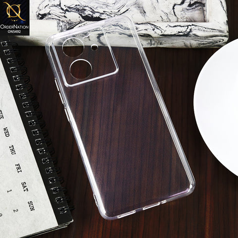 Xiaomi 13T -Transparent- Soft 4D Design Shockproof Silicone Clear Case
