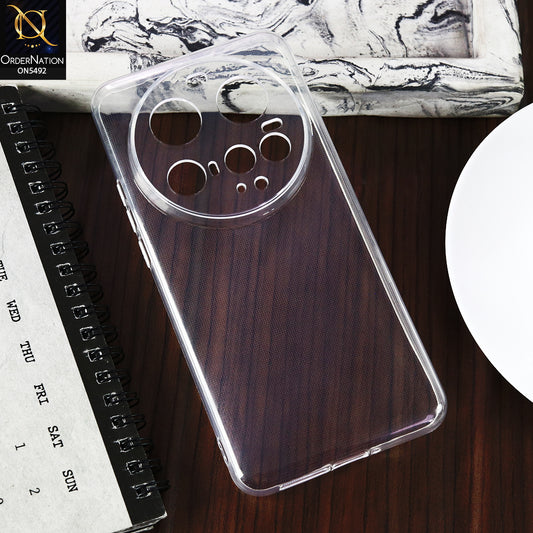 Xiaomi 15 Ultra -Transparent- Soft 4D Design Shockproof Silicone Clear Case