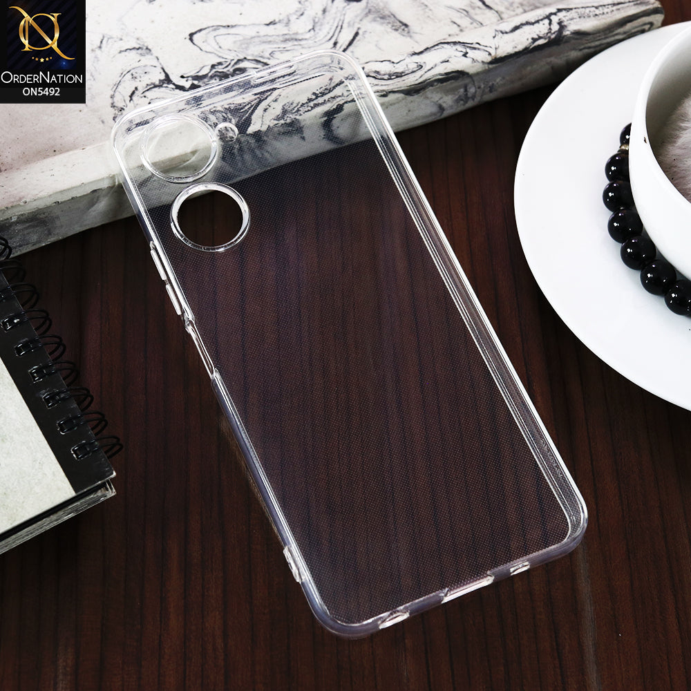 Vivo Y18 -Transparent- Soft 4D Design Shockproof Silicone Clear Case