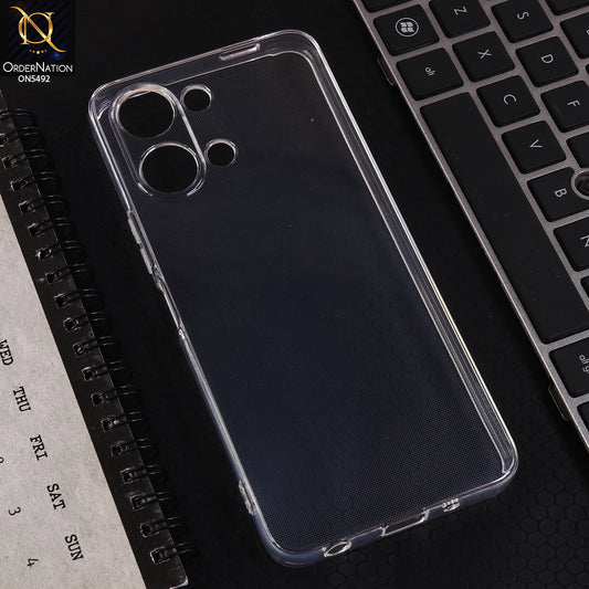 Vivo Y11D 4G Cover - Transparent - Soft 4D Design Shockproof Silicone Clear Case