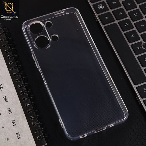 Vivo Y11D 4G Cover - Transparent - Soft 4D Design Shockproof Silicone Clear Case