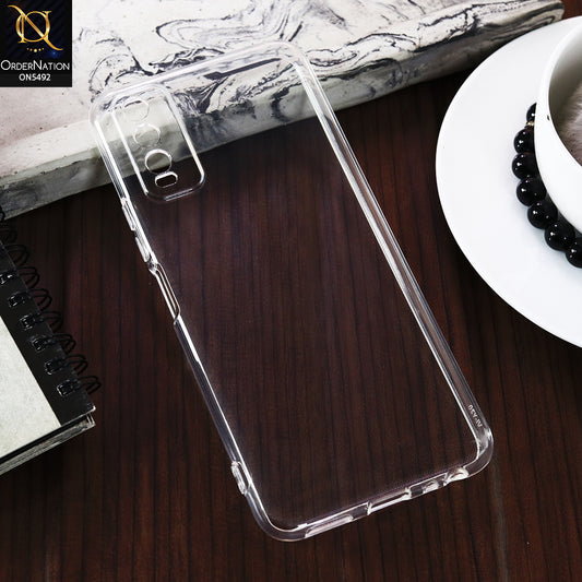 Vivo Y20 -Transparent- Soft 4D Design Shockproof Silicone Clear Case