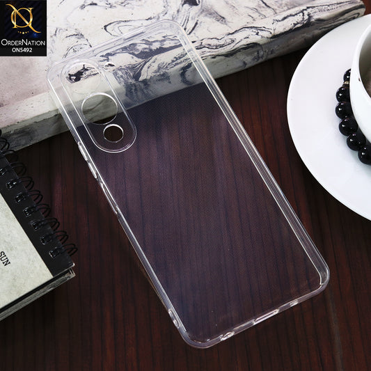 Vivo Y04 -Transparent- Soft 4D Design Shockproof Silicone Clear Case