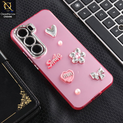 Infinix Hot 60 Pro Plus - Blue -  3D Smile Cartoon Matte Shinny Case With Camera Protection Soft Border Case