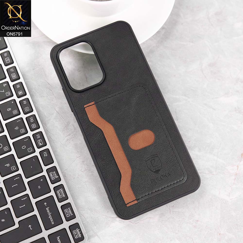 Infinix Smart 10 Cover - Black - New Premium Soft Tpu Leather Textured Case With Card Holder