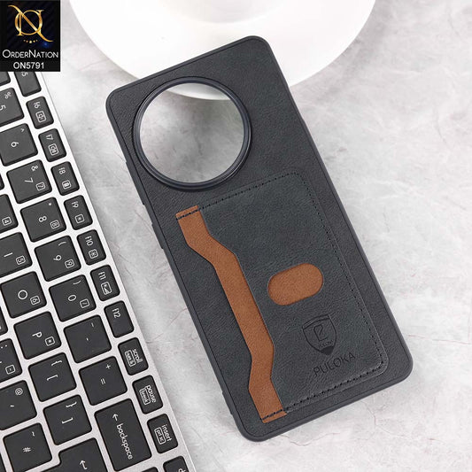 OnePlus Ace 5 Pro Cover - Blue - New Premium Soft Tpu Leather Textured Case With Card Holder